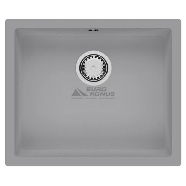 FABIANO Кухонная мойка Quadro 55x46 без крыла Grey Metallic (8221.201.0948)