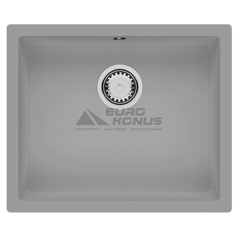 FABIANO Кухонная мойка Quadro 55x46 без крыла Grey Metallic (8221.201.0948)