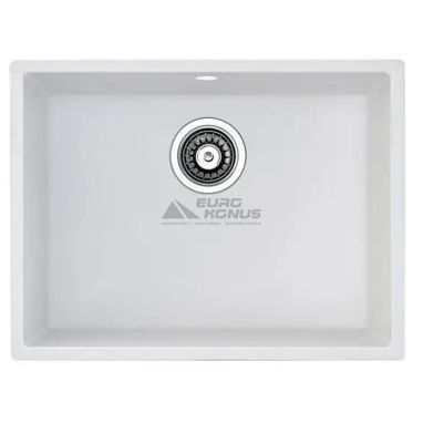 FABIANO Кухонная мойка Quadro 55x46 без крыла Alpine White (8221.201.0992)