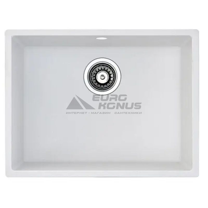 FABIANO Кухонная мойка Quadro 55x46 без крыла Alpine White (8221.201.0992)