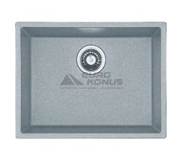 FABIANO Кухонная мойка Quadro 61x46 без крыла Grey Metallic (8221.301.0939)