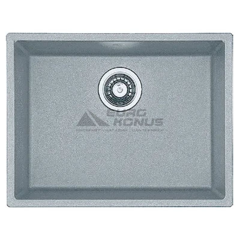 FABIANO Кухонная мойка Quadro 61x46 без крыла Grey Metallic (8221.301.0939)