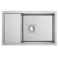 FABIANO Кухонная мойка Quadro 70D оборотная матово-полированная (8216.401.0832)