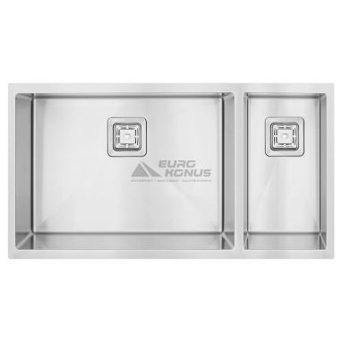 FABIANO Кухонная мойка Quadro 74x15 Left без крыла матово-полированная (8216.401.0899)
