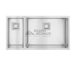 FABIANO Кухонная мойка Quadro 74x15 Right без крыла матово-полированная (8216.401.0900)