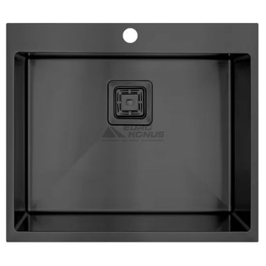 FABIANO Кухонная мойка TOP 56 Nano Graphite 560x510 (8216.401.0901)