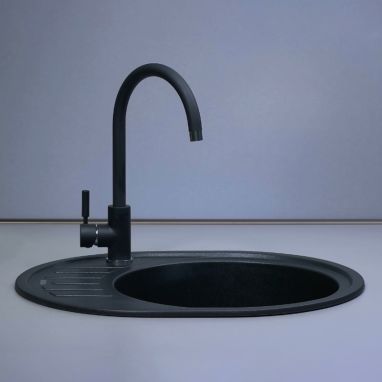 FABIANO Кухонная мойка Arc 62x50 Antracit (8221.401.0466)