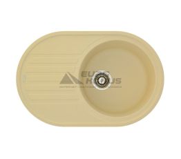 FABIANO Кухонная мойка Arc 77x50 Cream (8221.401.0468)
