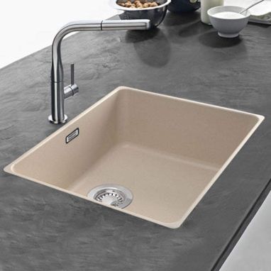 FRANKE Мойка под столешницу для кухни KUBUS KBG 110-50 без крыла бежевый (125.0502.838)
