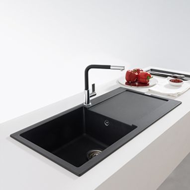 FRANKE Мойка врезная для кухни MARIS MRG 611-97 XL оборотная оникс (114.0367.737))