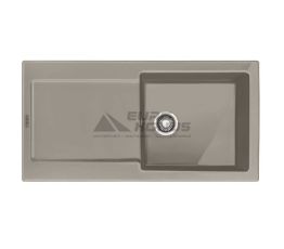 FRANKE Мойка врезная для кухни MARIS MRK 611-100 оборотная серый матовый (124.0380.342)