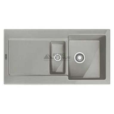 FRANKE Мойка врезная для кухни MARIS MRK 651-100 оборотная серый матовый (124.0380.251)
