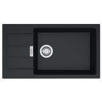 FRANKE Мойка врезная для кухни SIRIUS 2.0 S2D Slim 611-78 XL оборотная черный (143.0627.384)