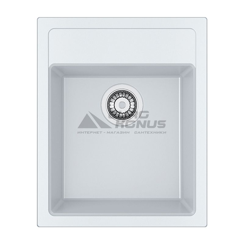 FRANKE Мойка врезная для кухни SIRIUS SID 610-40 без крыла белый (114.0498.001)