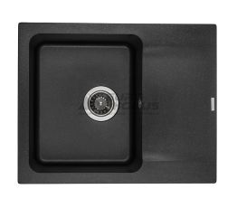 GRANADO Мойка врезная для кухни AVILA black shine (0501)