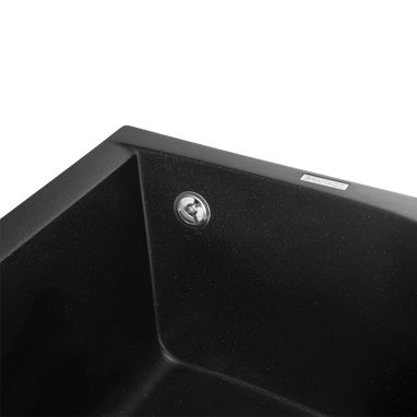 GRANADO Мойка врезная для кухни CORDOBA black shine (1201)