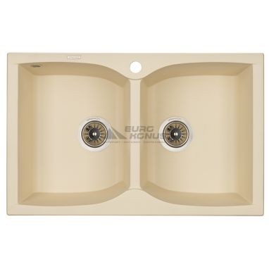 GRANADO Мойка врезная для кухни CORDOBA ivory (1204)