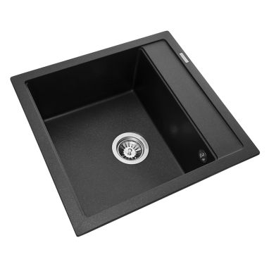 GRANADO Мойка врезная для кухни MERIDA black shine (0301)