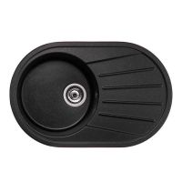 GRANADO Мойка врезная для кухни MURCIA black shine (1701)