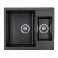 GRANADO Мойка врезная для кухни SAMORA black shine (0901)