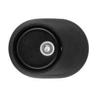 GRANADO Мойка врезная для кухни SEVILLA black shine (1501)