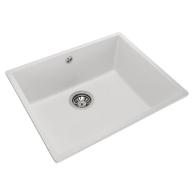 GRANADO Мойка под столешницу для кухни Under Top Max без крыла white (3005)