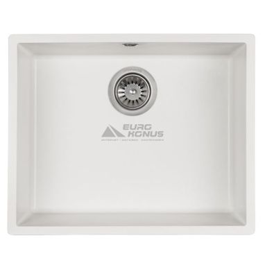 GRANADO Мойка под столешницу для кухни Under Top Max без крыла white (3005)