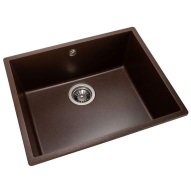 GRANADO Мойка под столешницу для кухни Under Top Max без крыла marron (3006)