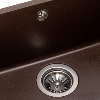 GRANADO Мойка под столешницу для кухни Under Top Max без крыла marron (3006)