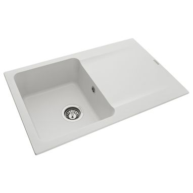 GRANADO Мойка врезная для кухни VIGO white (1405)