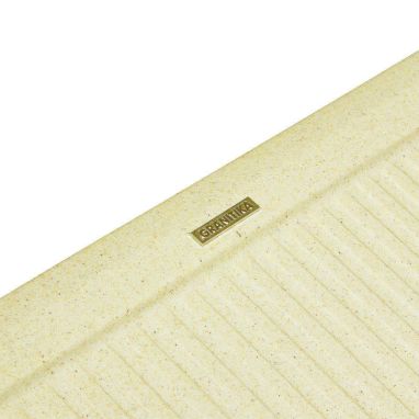 GRANITIKA Мойка врезная для кухни Cube Bevel крем (CB585020-206)