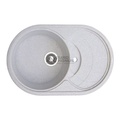 GRANITIKA Мойка врезная для кухни Oval лен (O785020-210)