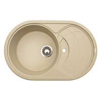 GRANITIKA Мойка врезная для кухни Oval песок (O785020-85)