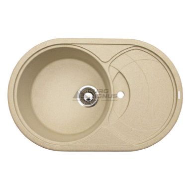 GRANITIKA Мойка врезная для кухни Oval песок (O785020-85)