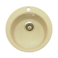 GRANITIKA Мойка врезная для кухни Round крем (R454520-206)
