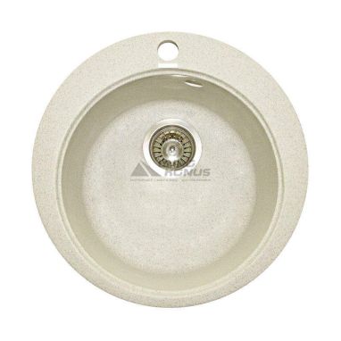 GRANITIKA Мойка врезная для кухни Round лен (R454520-210)