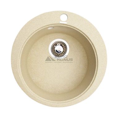 GRANITIKA Мойка врезная для кухни Round песок (R454520-85)