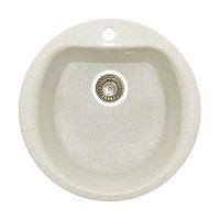 GRANITIKA Мойка врезная для кухни Round Bevel лен (RB515120-210)