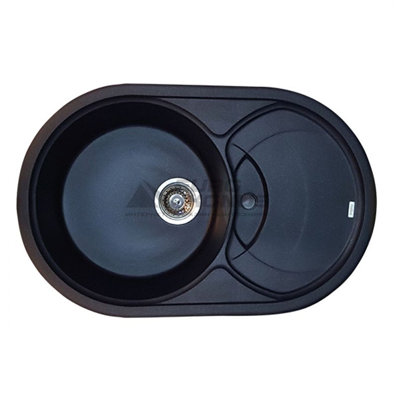 HAIBA Мойка врезная для кухни HB8310-G226 оборотная Black (HB0975)
