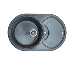 HAIBA Мойка врезная для кухни HB8310-G228 оборотная Gray (HB0976)