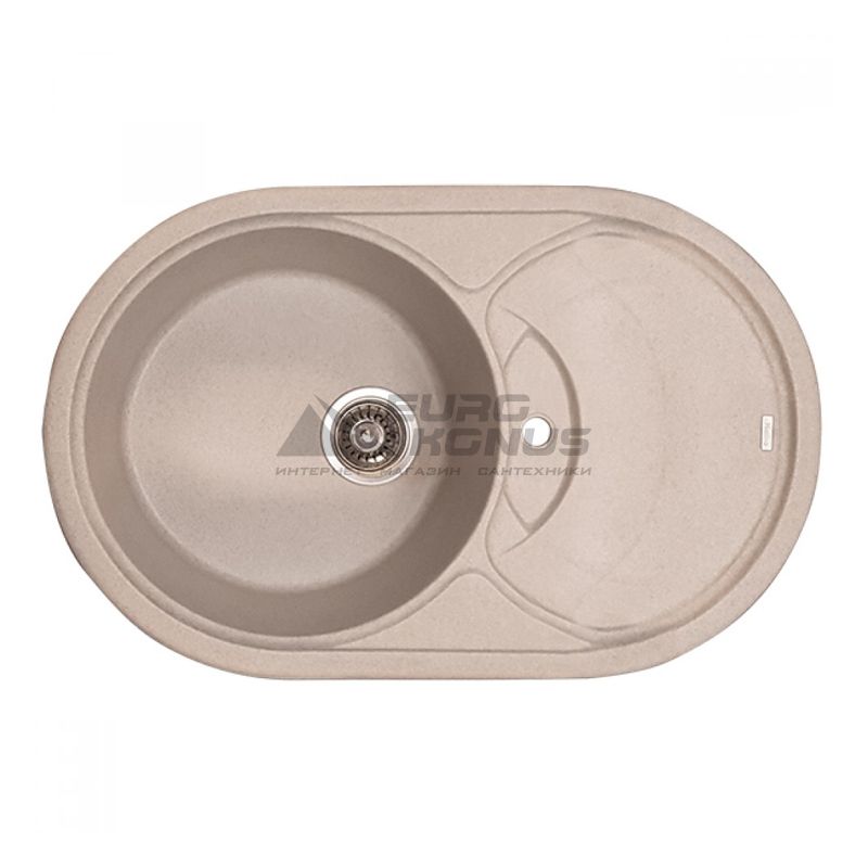 HAIBA Мойка врезная для кухни HB8310-G319 оборотная Sand (HB0977)