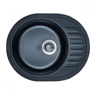 HAIBA Мойка врезная для кухни HB8311-G226 оборотная Black (HB0979)