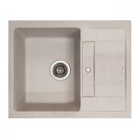 HAIBA Мойка врезная для кухни HB8210-G322 оборотная Beige (HB0986)