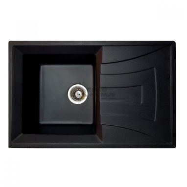 HAIBA Мойка врезная для кухни HB8104-G226 оборотная Black (HB0987)