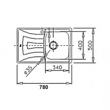 HAIBA Мойка врезная для кухни HB8104-G226 оборотная Black (HB0987)