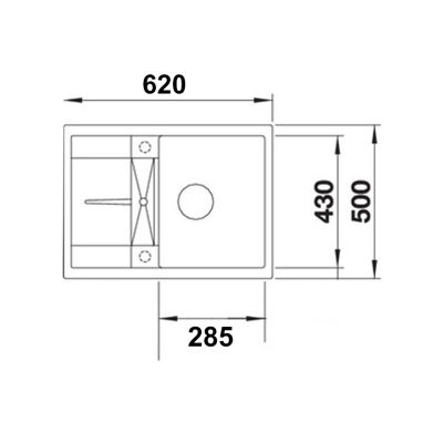 HAIBA Мойка врезная для кухни HB8210-G319 оборотная Sand (HB0985)