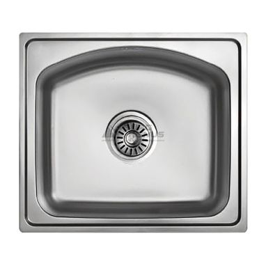 HAIBA Мойка врезная для кухни 48x42 Decor без крыла декор (HB0528)