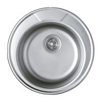 HAIBA Мойка врезная для кухни 490 Decor без крыла декор (HB0532)