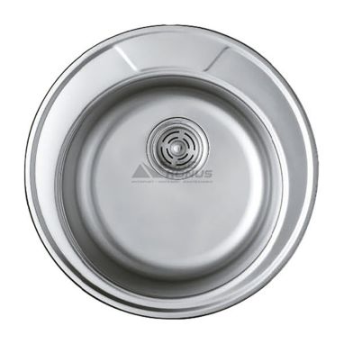 HAIBA Мойка врезная для кухни 490 Decor без крыла декор (HB0532)