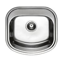 HAIBA Мойка врезная для кухни 49x47 Decor без крыла декор (HB0535)
